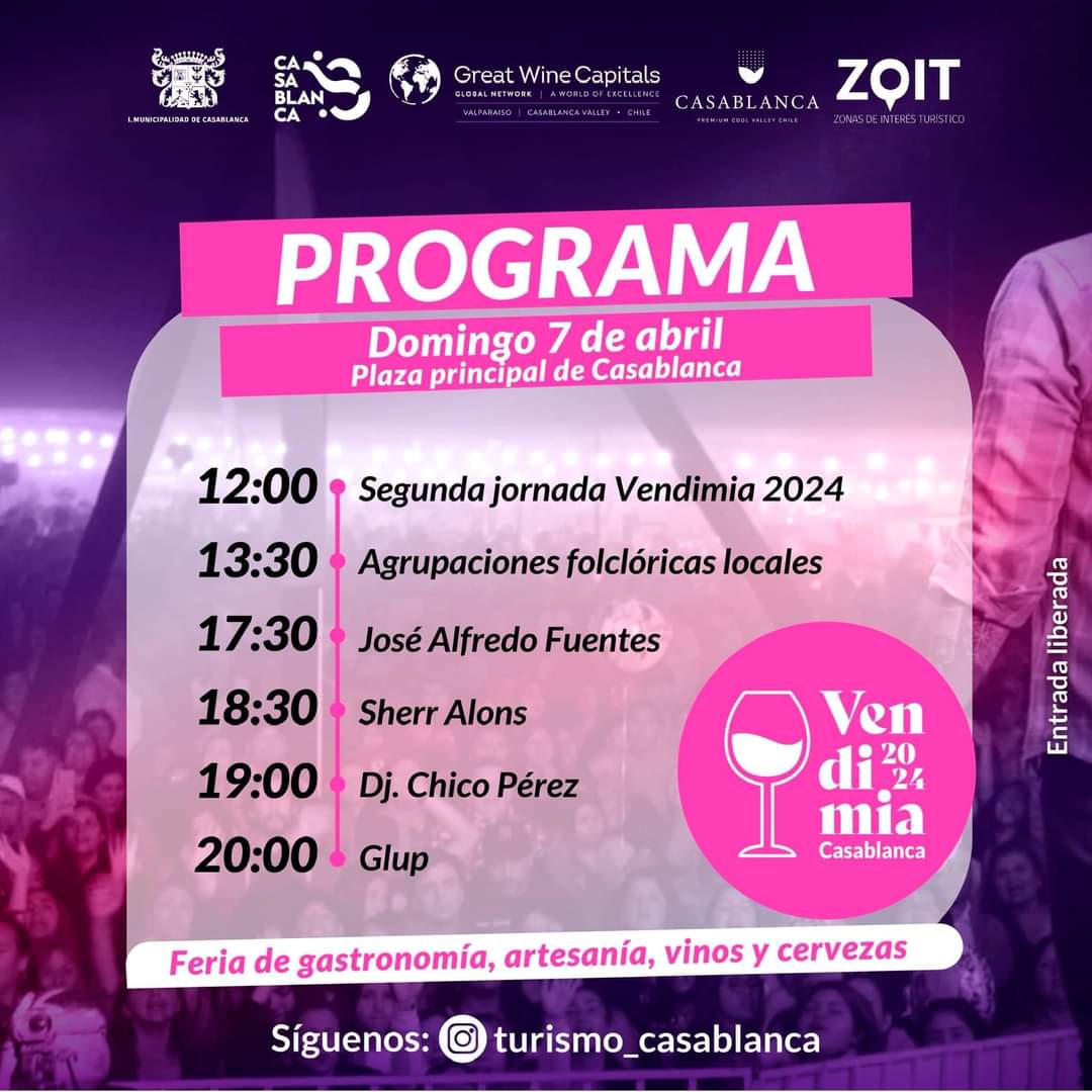primera1949's tweet photo. Este Fin de Semana 6 y 7 Ven a Disfrutar de la Fiesta de La Vendimia en la Plaza de Armas. Nuestra Compañia Tendra #Estacionamientos en el Mirador, Coopera con Nosotros. https://t.co/jRmcXreYeV