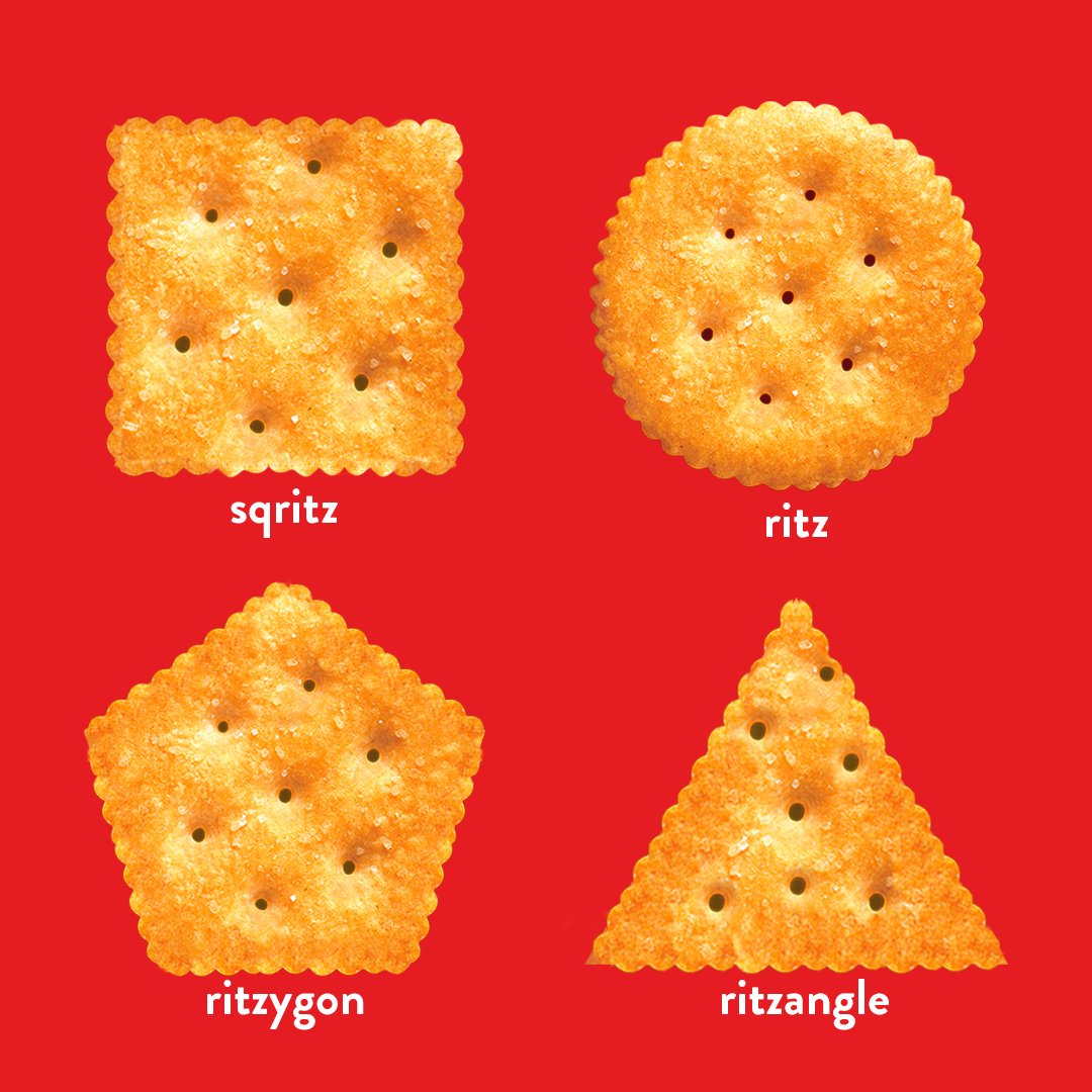 in an alternate universe, what shape are ur ritz crackers? 👀