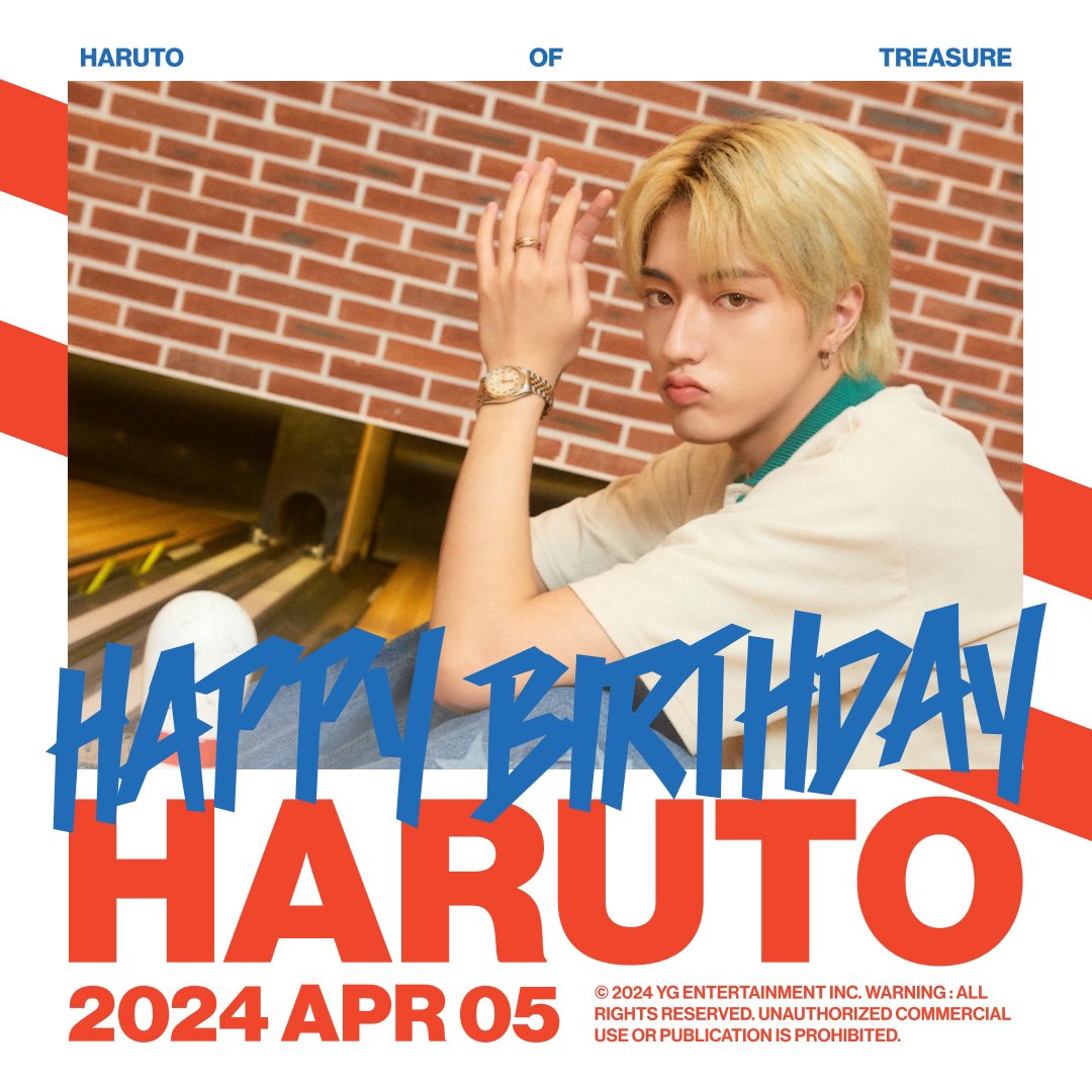 HAPPY BIRTHDAY HARUTO🎉 ✅2024.04.05 #TREASURE #트레저 #HARUTO #하루토 #HAPPYBIRTHDAY #20240405 #YG