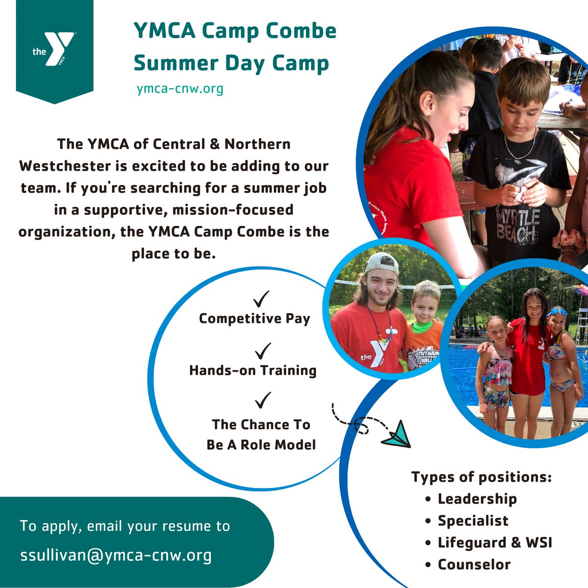 Did you know? At YMCA Camp Combe, we believe in equitable youth employment. That's why our camp staff receives competitive hourly wages instead of stipends. It's our way of supporting and valuing our incredible team! 
#FairWages 
Available positions - hubs.ly/Q02rH-3r0