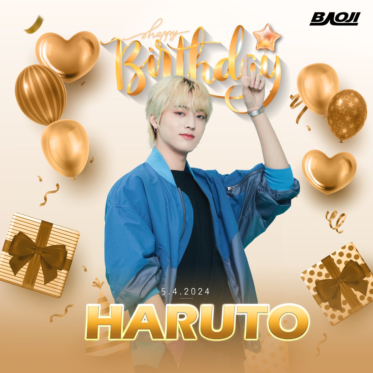 HAPPY BIRTHDAY TO HARUTO 🦋🎂
#BAOJIxTREASURE
#สมบัติของบาโอจิ