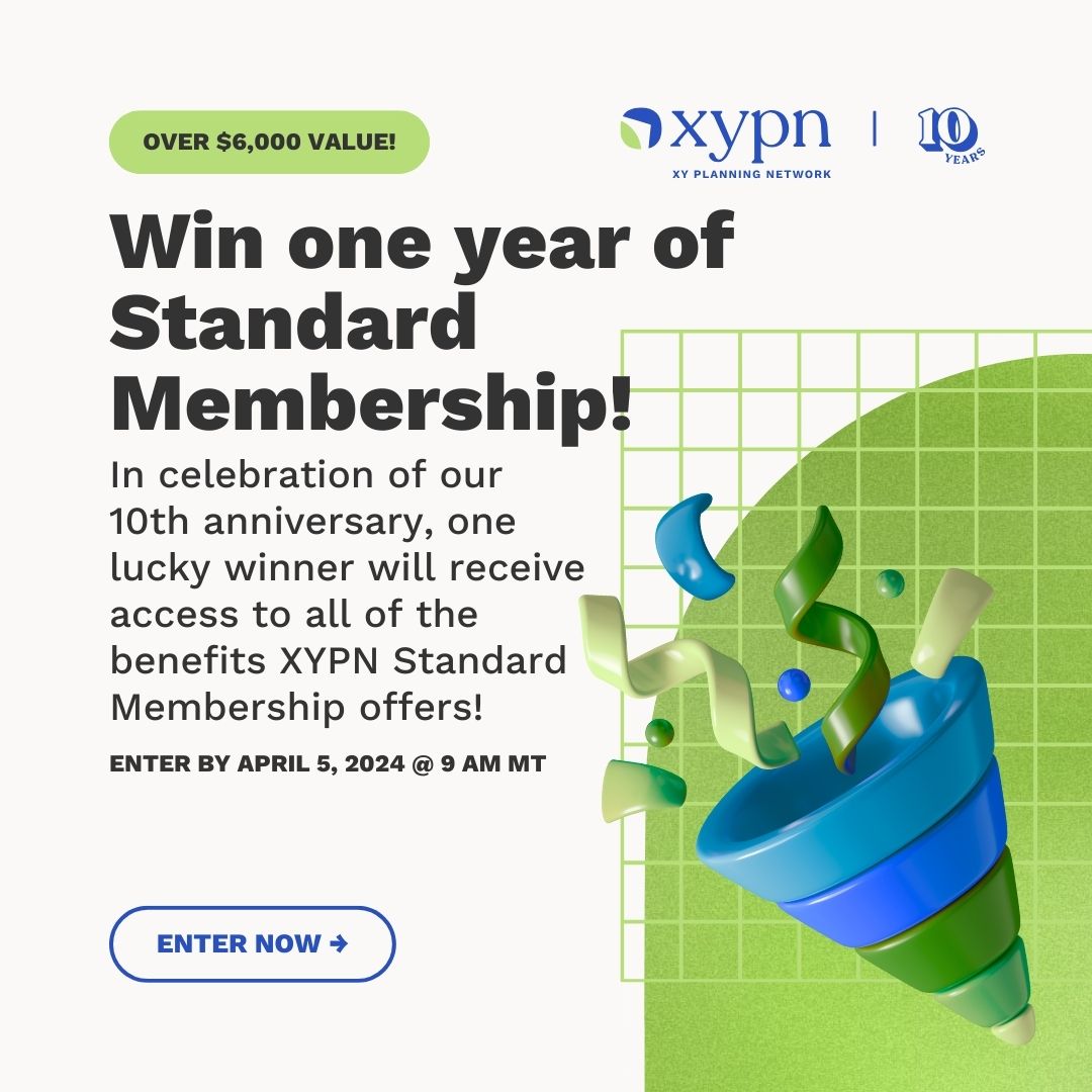 🎉 We're celebrating 10 years of making it possible to launch, run and scale your RIA with a chance to win ONE YEAR OF STANDARD MEMBERSHIP.  

Only open 9 AM MT, April 4 - 9 AM MT, April 5, so your chances are 📈

Members and non-members enter here: hubs.ly/Q02rHBCd0