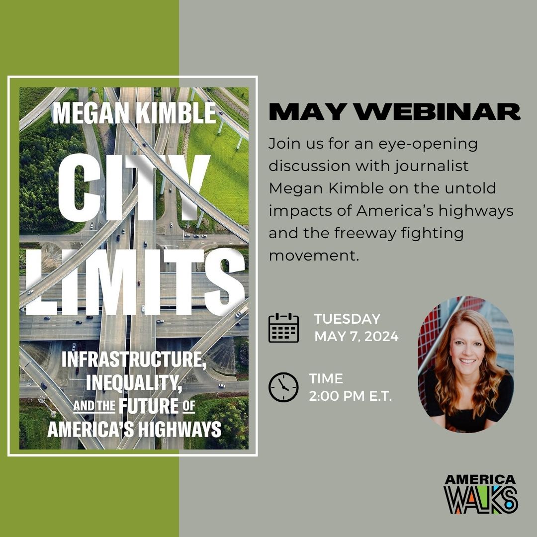 Seventy years ago, highways were sold as progress, essential to our future prosperity. Today, we're uncovering a different story. Join this conversation with journalist and author, Megan Kimble to discuss her new book.