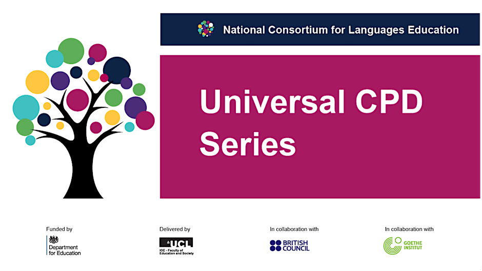 Don't miss today's #CPD webinar for #MFL teachers, 'Practice and Instructed Second Language Acquisition'. Learn about The Poster Carousel and how it boosts students' skills. Starts 4pm. Register: bit.ly/3VFNWaJ

#mfltwitterati