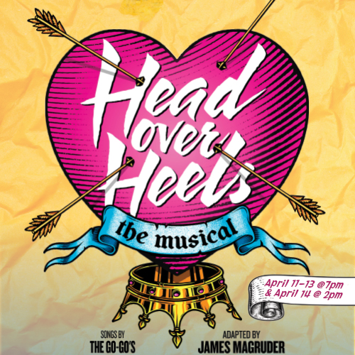 The Jewell Theatre Company presents, 'Head Over Heels' the musical! This modern musical fairy tale follows the escapades of a royal family on a journey to save their beloved kingdom from extinction. Tickets are available NOW: bit.ly/3TMBi7h.