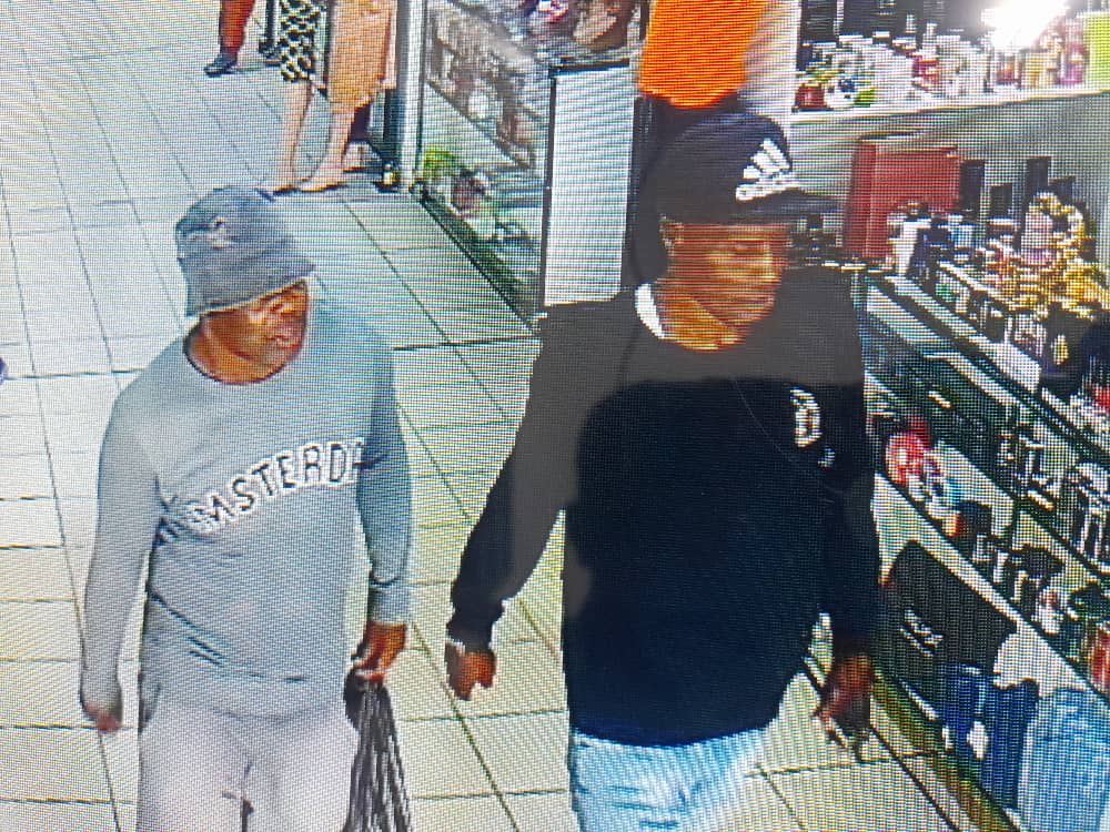 These men stole from my shop earlier today.