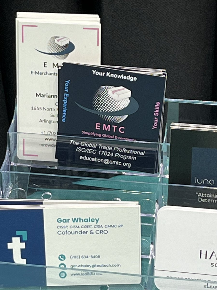 Are you an e-seller at the #smallbusinessexpo at GW?  Come talk to EMTC’s CEO Marianne Rowden or pick up our card at the business card exchange table. Check us out at emtc.org