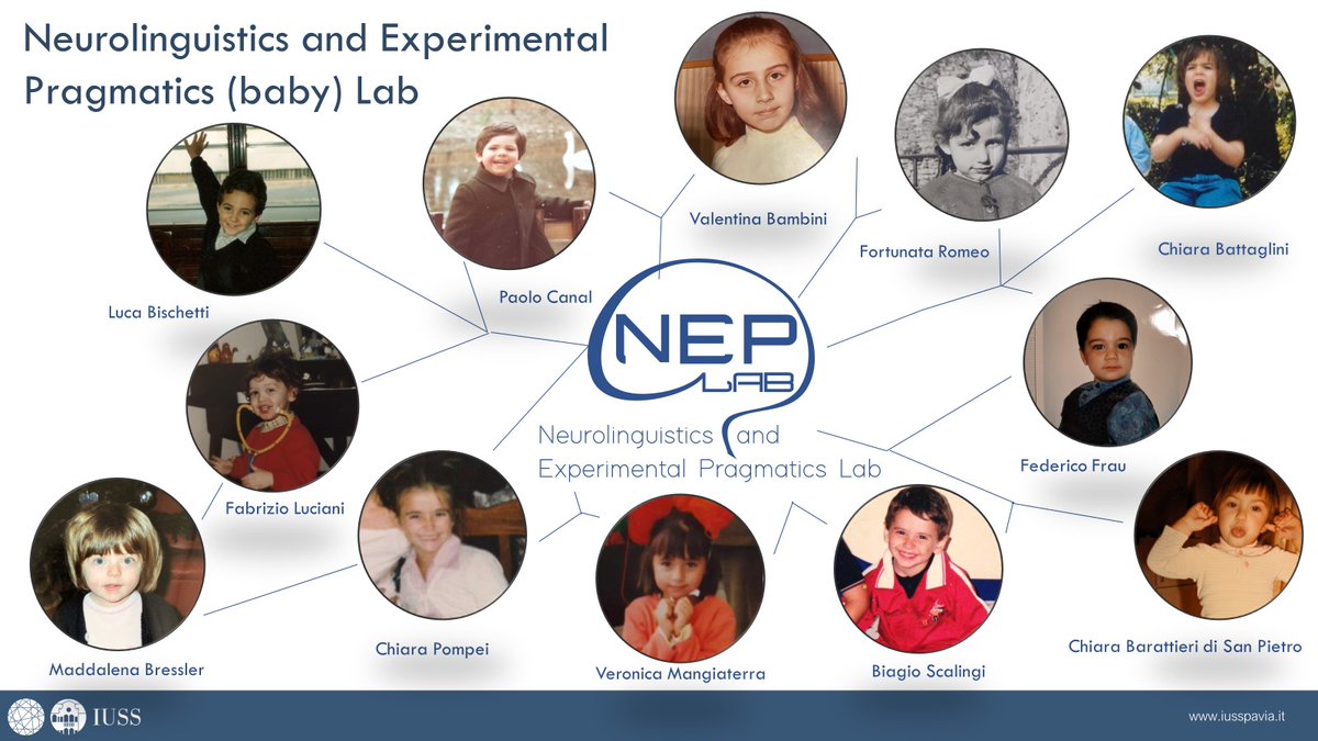 My lab, when we were kids #NEPLab @IussPavia (from an idea of @chiara_pompei5 who used it for her talk on metaphor skills development in Zurich last week)