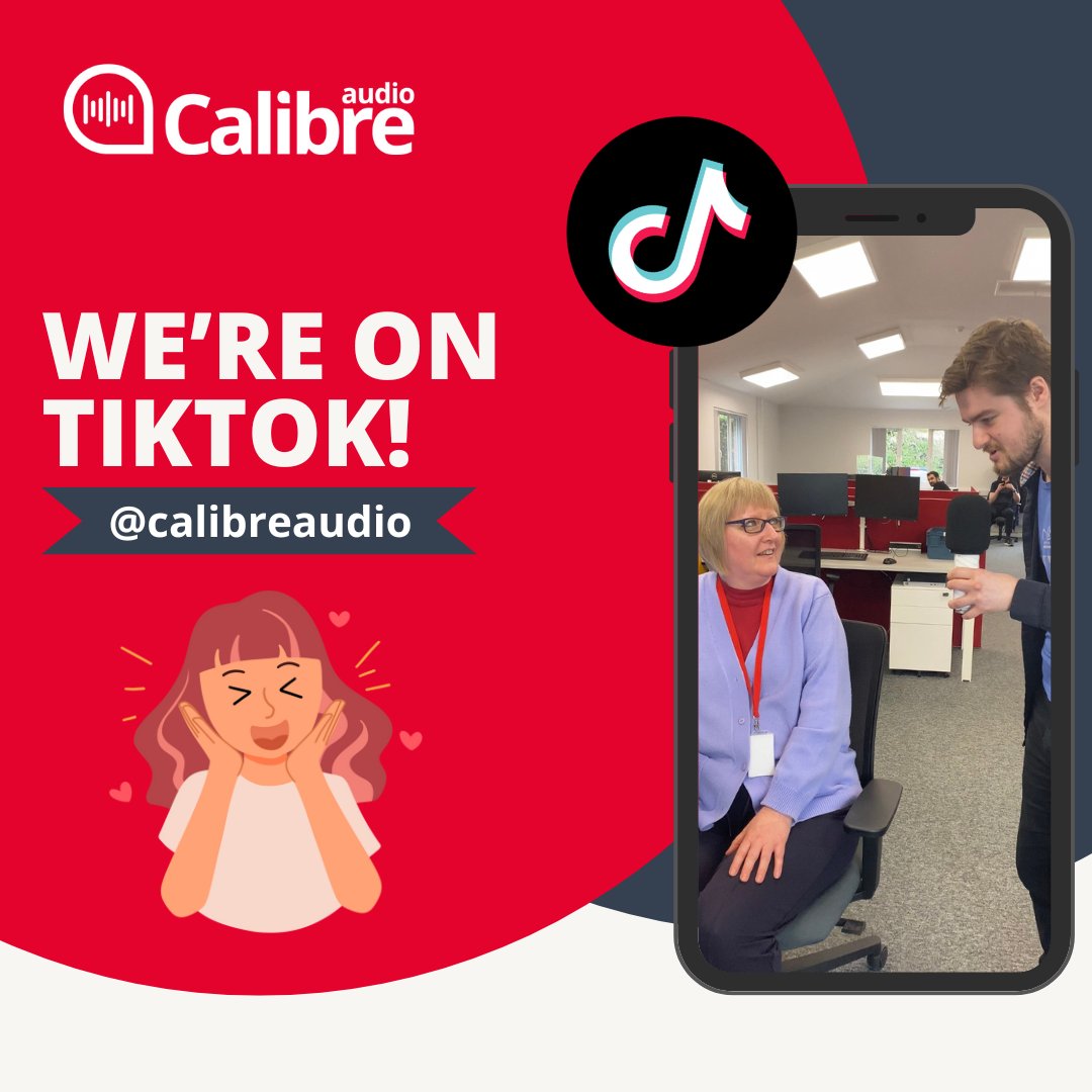 Looking for audiobook-related entertainment? You can now follow us on TikTok! We'll be posting about books and raising awareness for print disabilities, so join us for a light-hearted side of Calibre 😄📕 tiktok.com/@calibreaudio