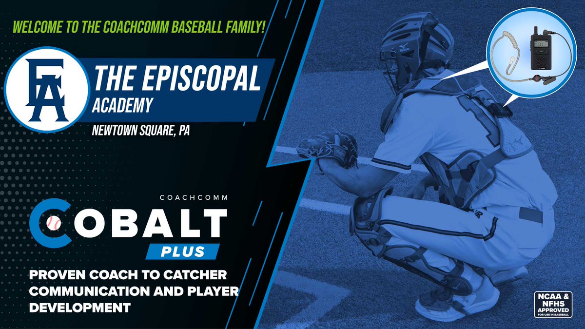 We'd like to welcome @EABaseball1785 to our #CoachtoCatcher family! We look forward to helping your team communicate efficiently and securely! #GoChurchmen @EA1785_Athletic @Ea1785 @PIAASports @coachcalcutta #NextLevelBaseball #CobaltPLUS