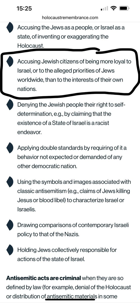 The government is a signatory to @TheIHRA definition of antisemitism which clearly states that accusing Jews of dual loyalty is Antisemitic. #SirAlanDuncan needs to be kicked out of the Conservative party with immediate effect. @RishiSunak