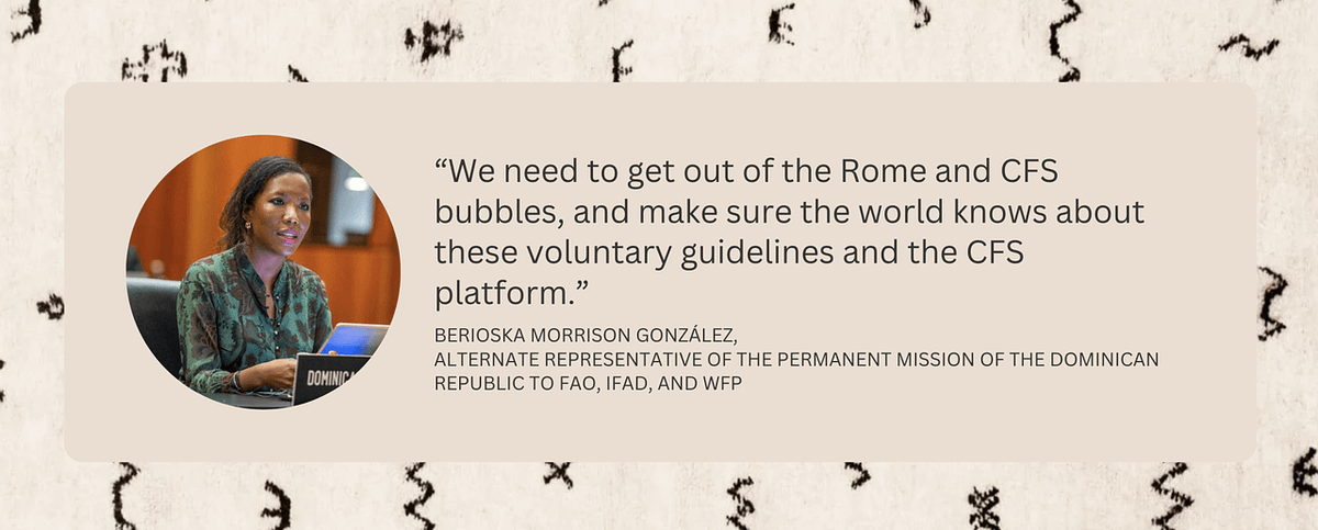 CSM4CFS's tweet image. New blog post ! 🚨Feminist reflections on the @UN_CFS  Voluntary Guidelines on gender equality and ways forward for social protection and climate action 👉
 csm4cfs.org/feminist-refle… #CFSGender #WeExist