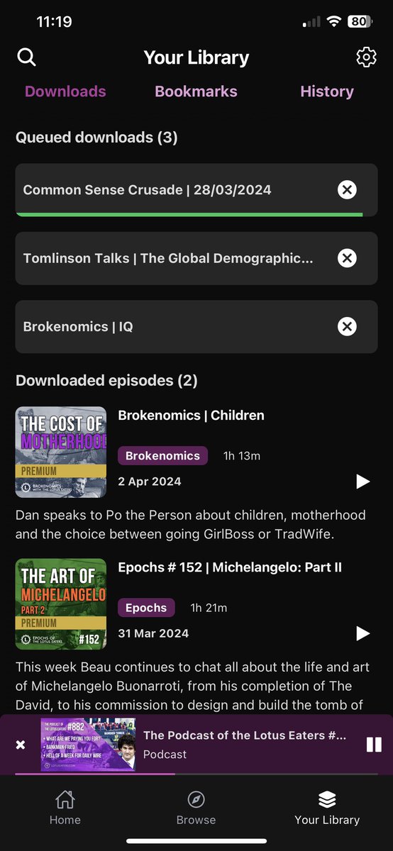 A Lotus Eaters app that supports downloads for offline viewing? Go on then. Now in beta testing. @Sargon_of_Akkad @lotuseaters_com let’s work together!