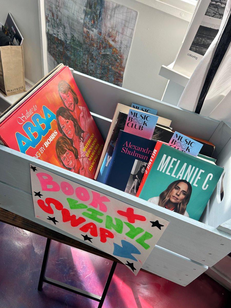 Did you know we have a vinyl and book swap crate at the shop? If you have any unloved gems that need a second home, drop them off and leave with something new!📚💿 #vinylcommunity #vinylcollector #bookswap #vinylswap