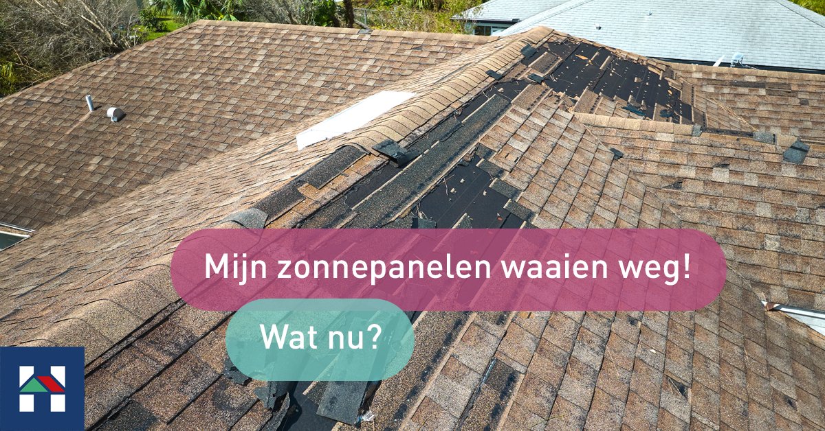 💨 Zet je maar schrap, want dit weekend gaat het flink waaien! Je zonnepanelen kunnen wel tegen een stevige windvlaag. Maar héél soms schiet er bij een storm toch een paneel los. Wat moet je doen als jouw zonnepaneel losschiet en schade maakt?

loom.ly/sYi4Q1Q
