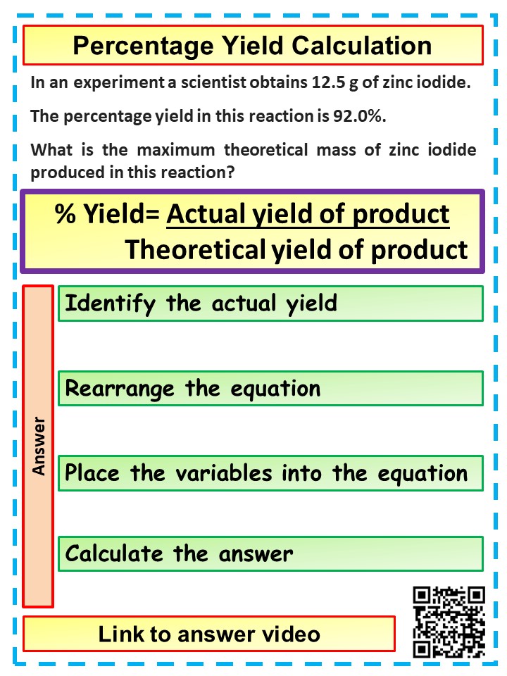 GCSE chemistry students may find percentage yield calculations difficult due to several factors. Click on the link below to download a range of practice students.
teachlikeahero.co.uk/quantitative-c…

#ukedchat #science #nqtchat #ittchat #aussieED #edchat