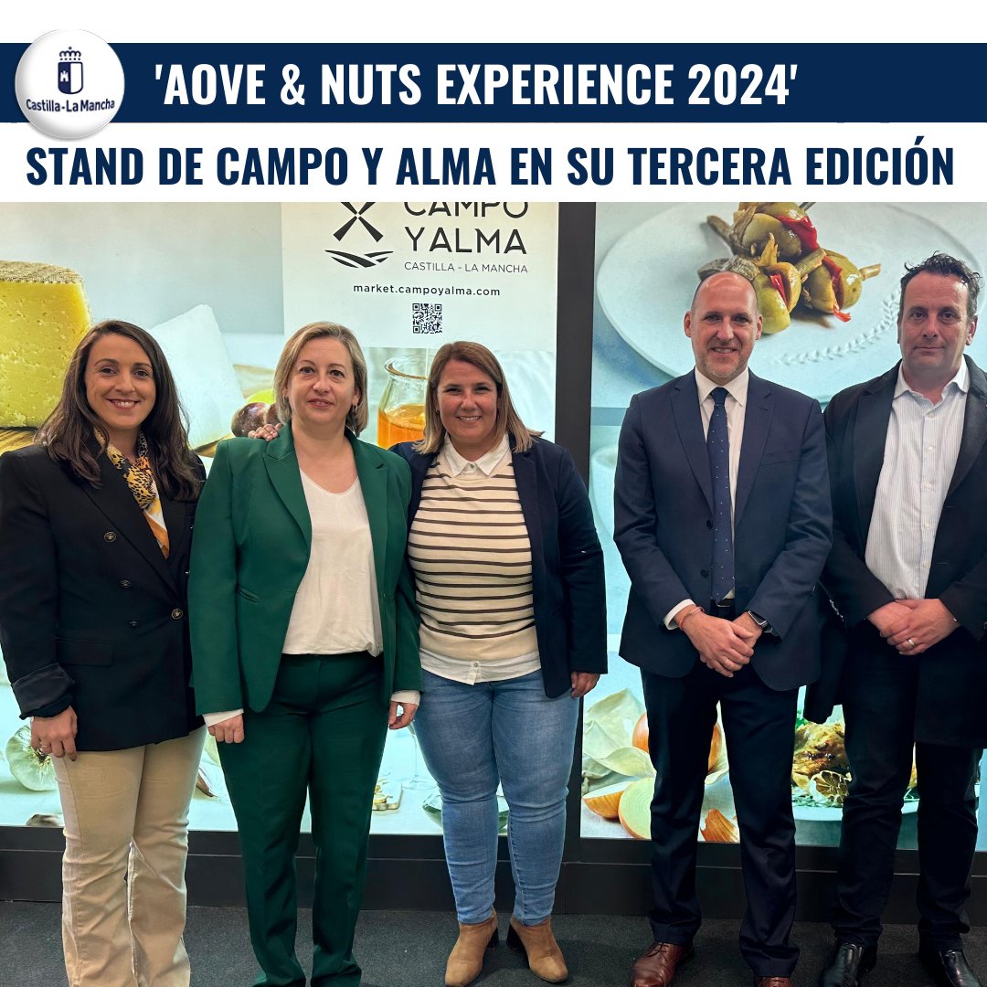 🤩Arranca la 'AOVE & NUTS experience 2024' en Talavera de la Reina. 📅Del 4 al 6 de abril tendrá lugar la tercera edición de esta feria del Olivar y Frutos Secos de nuestra región. ❤️@campoyalmaCLM está presente con un espacio de 96 m2. ¡No te lo pierdas! #CLM