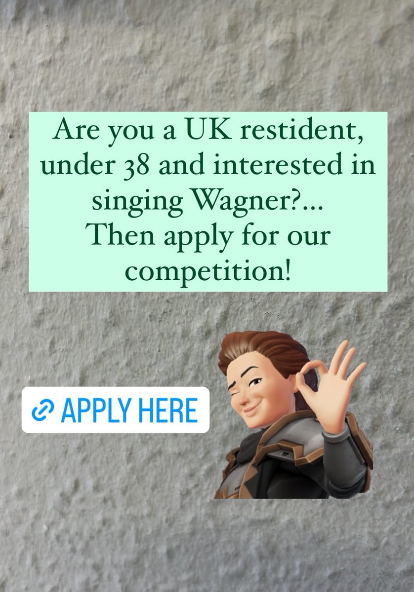 UkMastersingers's tweet photo. Calling all emerging Wagnerian singers! 📣📣📣 https://t.co/NrVtC9MdJc https://t.co/1UuI9TRYQF