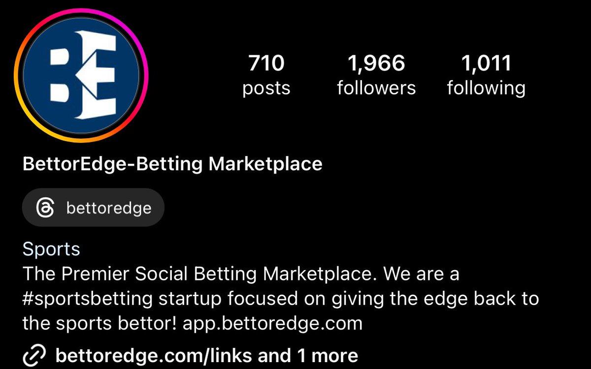 BettorEdge's tweet photo. Who wants to help us get to 2K followers on Instagram today? https://t.co/dbKRQco8Ns