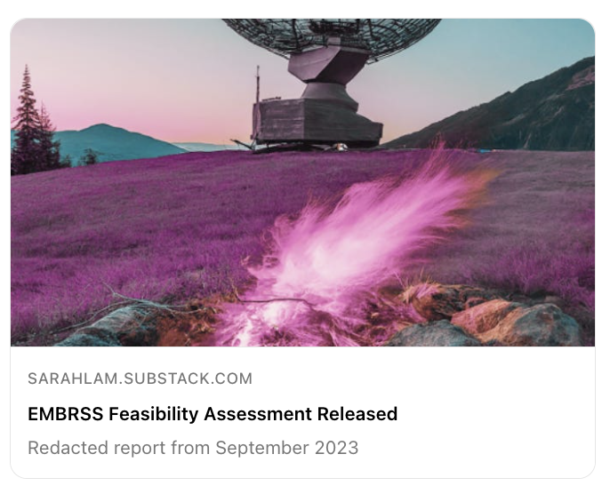 New Substack Post: EMBRSS Feasibility Assessment Released! #spectrum #dod open.substack.com/pub/sarahlam/p…