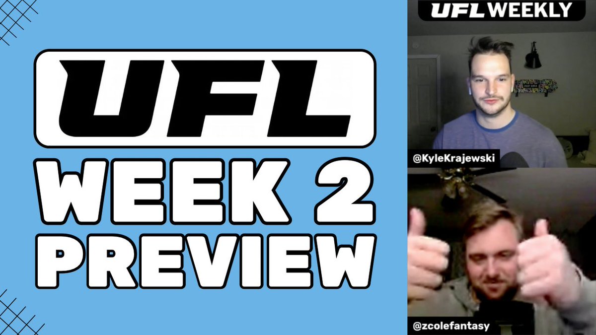 Let’s talk @XFL2023 week 1!

We recap this past week of #UFL action as well as a preview of week 2. Tune in!

Let’s party 🕺

📺: youtu.be/BIk58Ubhfys
🟢: open.spotify.com/episode/0aVZNg…
🟣: podcasts.apple.com/us/podcast/ufl…
