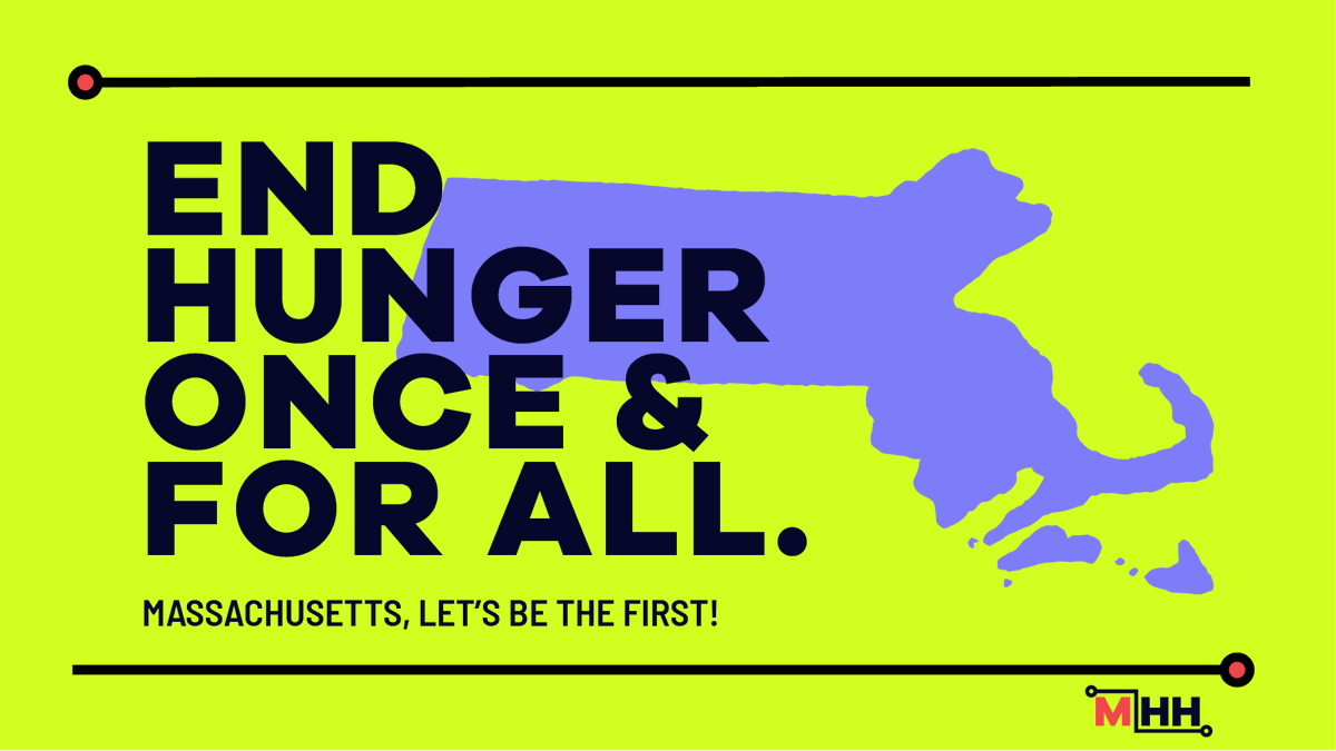 I'm excited about this... Join the movement! Together, we're rewriting history in Massachusetts. Let's make hunger history and ensure no one goes hungry. Your voice matters. #MakeHungerHistoryMA makehungerhistoryma.org