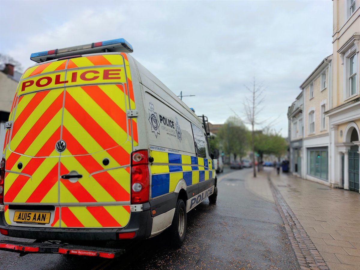 Whilst on patrol in the priority area of Prince of Wales Rd this afternoon, an officer was stopped by a member of the public who reported a theft. A man in his 40s was arrested at 2.50pm on suspicion of theft and taken to Wymondham Police Investigation Centre for questioning.