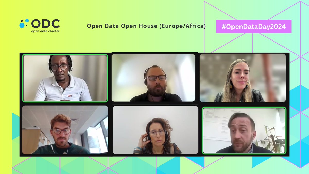 <a href="/sr_pulido/">sr_pulido</a> <a href="/GustavoY197/">Gustavo Suarez</a> <a href="/mphermosilla/">María Paz Hermosilla</a> <a href="/Amareto/">Susana Soto</a> If you missed our #OpenData Open House Europe/Africa Session, you may watch it here: youtu.be/MRLOL1jR-84

with speakers: <a href="/K_Izdebski/">Krzysztof Izdebski</a> <a href="/EuSpending/">Open Spending EU Coalition</a> <a href="/ZulfaBobina/">ms. Zee</a> <a href="/PollicyOrg/">Pollicy</a> <a href="/muchiri/">Muchiri Nyaggah</a> <a href="/ldriafrica/">LDRI - Africa</a> <a href="/opendatacat/">Open data</a> and moderated by: <a href="/Renatombm/">Renato Berrino Malaccorto</a>