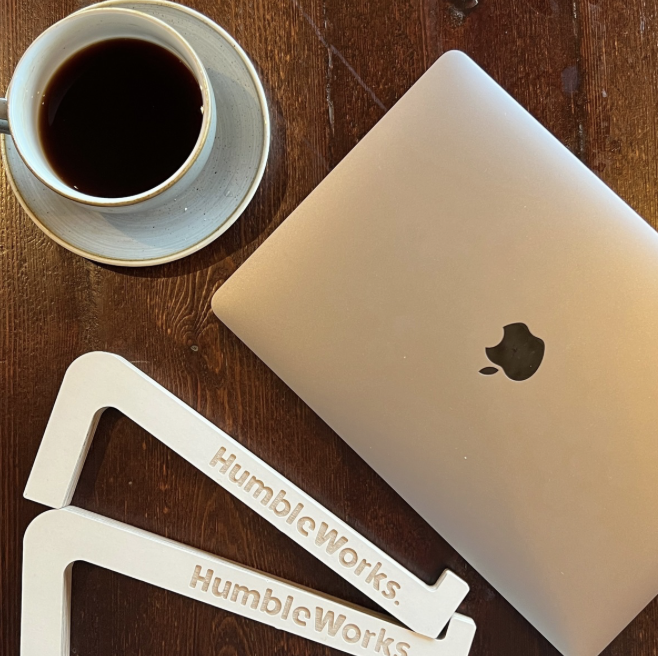 HumbleWrks's tweet photo. 🎉 GIVEAWAY TIME! 🎉 Win a laptop riser to elevate your work-from-home game! Like, retweet, and follow us to enter. Transform your workspace, transform your health. #WorkFromHome https://t.co/ttyNtvUq1k