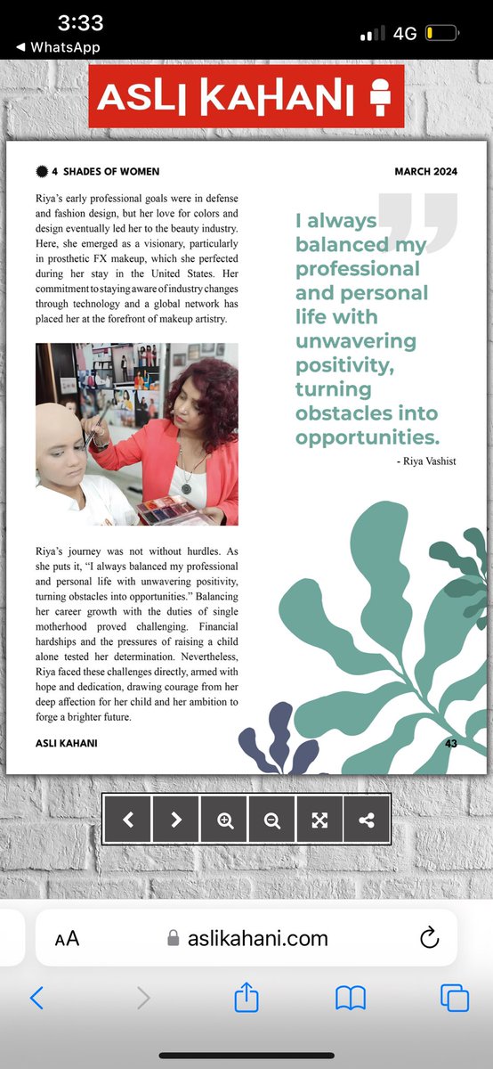 rheaavashist's tweet image. #media-coverage #magazine #theriyavashist #riyavashist