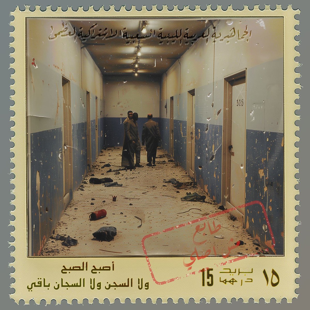 ElkulLibya's tweet photo. قاد الراحل القذافي عام 1988 حملة لتحطيم وهدم السجون وإطلاق سراح سجناء الرأي واصدار العفو  عنهم. 
هتف القذافي حينها “أصبح الصبح فلا السجن ولا السجان باقِ”، وبدأ بهدم جزء من سجن أبوسليم، ولكن بعد شهور قليلة افتتح السجن من جديد وتم زج العشرات من سجناء الرأي فيه.
#طابع_مش_اصلي https://t.co/STfpyDQyHf