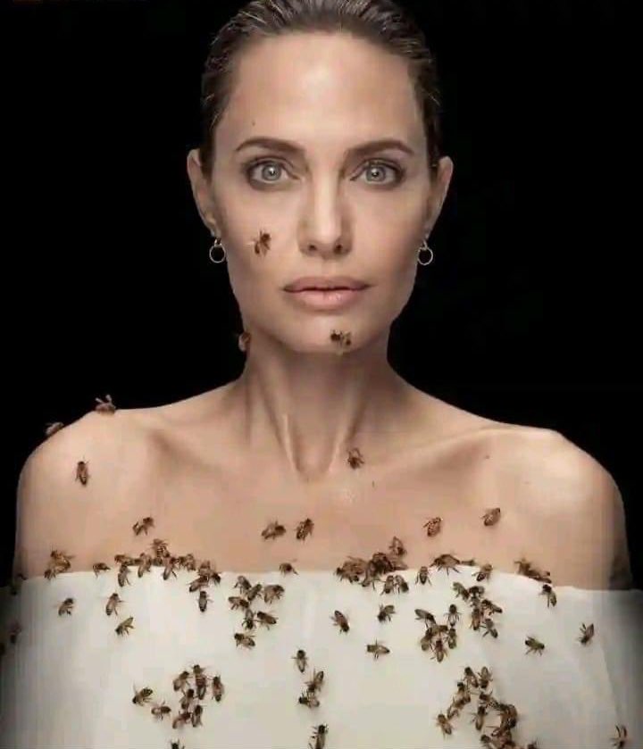 This is Angelina Jolie, a model and an actress, who didn't bathe for 7 days to take a photo shoot for National Geographic, because bees are sensitive to smells and will not sting when the smell is highly intense.

Can you do this?

copied
#Brotherhood #Naira #$block