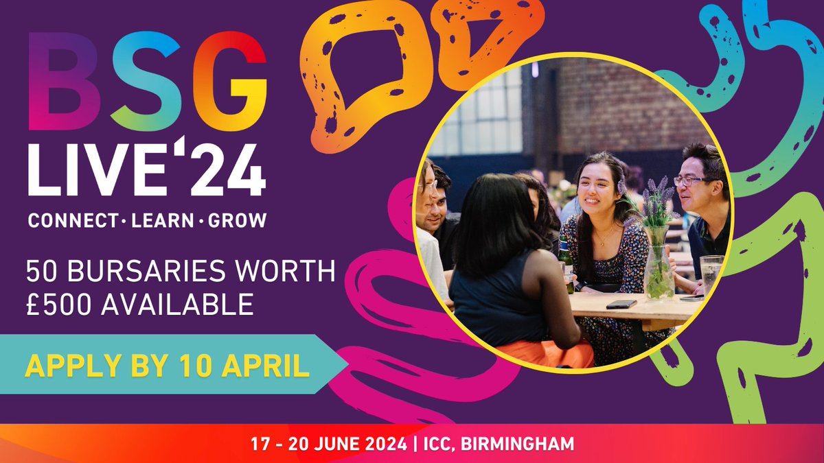 Are you an undergraduate, trainee, nurse, or AHP who needs financial support to attend #BSGLIVE24? We've got you covered! Apply for your chance to be awarded a bursary to help with your fees for attending the conference bsg.org.uk/news/annual-me…