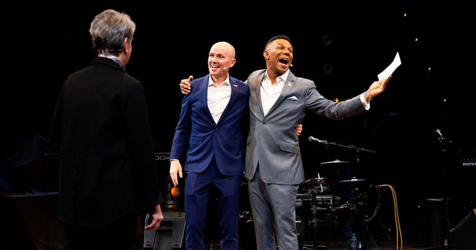 #CivilityAtWork 🤝 #DisagreeBetter = A Better World At last week's Culture Builders Summit, @JohnnyCTaylorJr and Utah's @GovCox shared their commitment to promote respectful communication and civil discourse in our communities. bit.ly/3vzzXZp Photo: Deseret News
