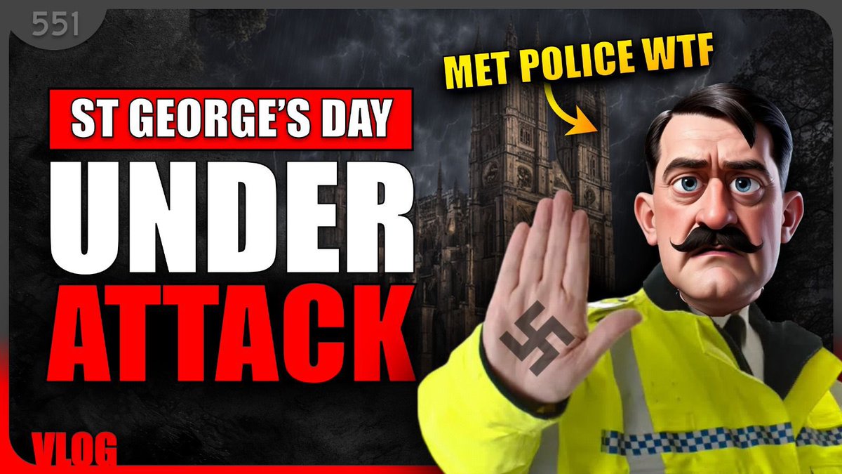 SamRealPorridge's tweet photo. Met Police ENABLING Hate? Swastikas Need Context WTF...

#Vlog 551👇🏻
https://t.co/iA8EZUzQhc https://t.co/WhRuvr59JX