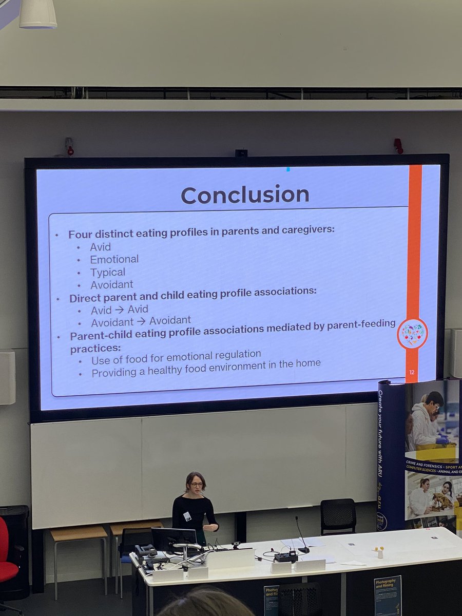 Amazing work @AbigailPickard6 lovely presentation about @ESRC_appetite project about the relationships between avid eating in parents and children #BFDG2024. @profblissett