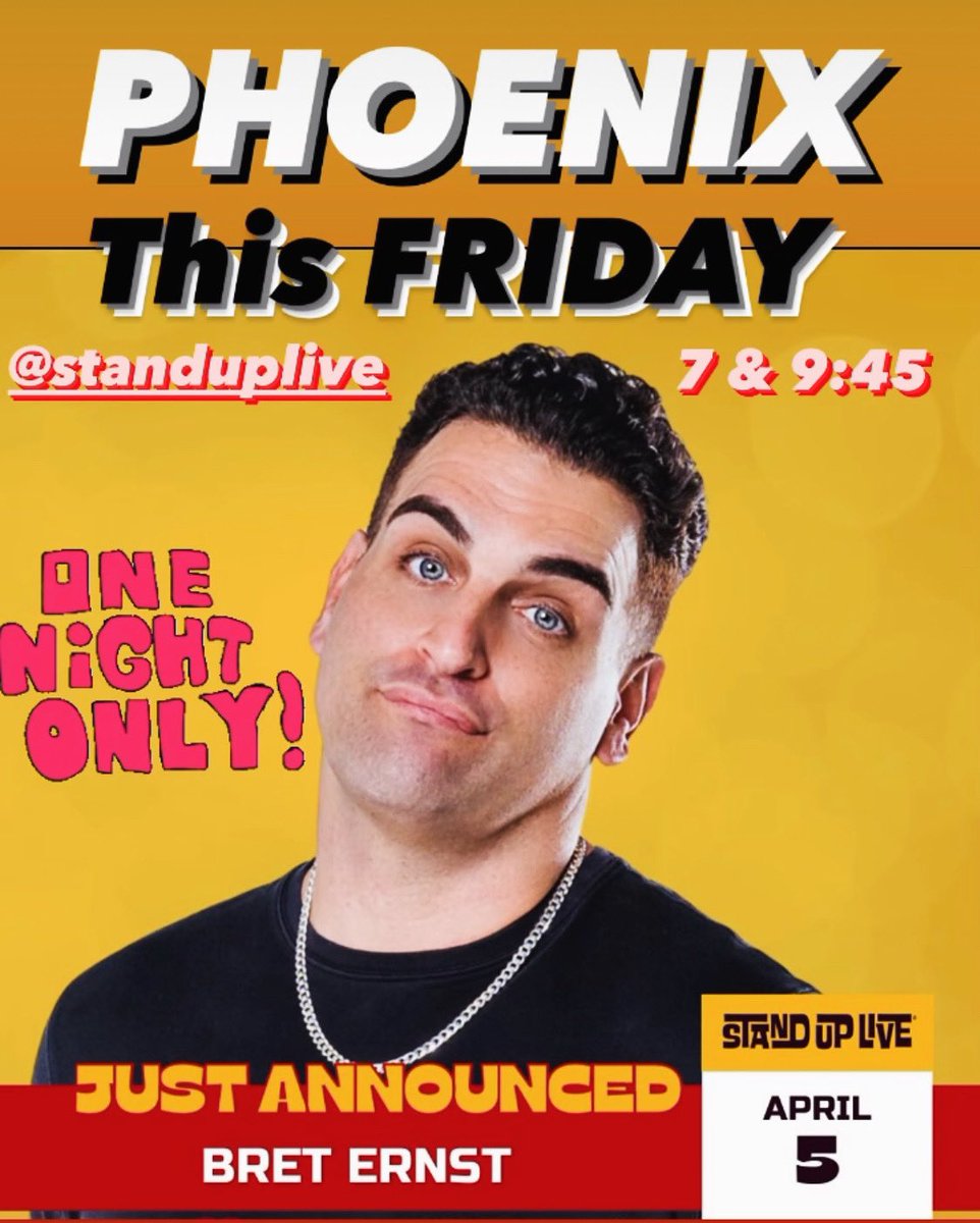 Phoenix! Im @standuplive tomorrow! Gonna be live on @98KUPD @HMSon98 in 10mins!