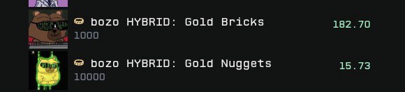 BozoFinance's tweet photo. Bozo’s now have 5th and 6th biggest NFT collections on $SOL by marketcap, with the Gold Bricks also having the highest NFT floor.

We’re making NFT’s great again through crypto alchemy, and we are only 12 weeks old. 

💸♻️🚀 https://t.co/amLUerF7du
