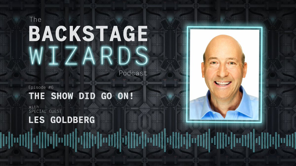 Our very own, @LES_GOLDBERG, chats with Bruce Wheaton about how “The Show Did Go On!” on the Backstage Wizards podcast. Listen today! #BeyondTechnology
backstagewizards.com/the-show-did-g…