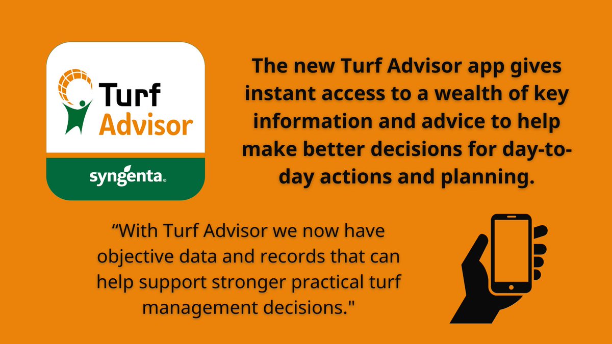 The Turf Advisor app is a great new resource for supers. It includes weather forecasting and disease modeling tools to help make better turf management decisions. Learn more: bit.ly/3HsUP6R