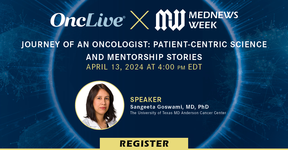 Excited to announce the live premiere of @MedNewsWeek Medical Spotlight on April 13th! Join us as we delve into patient-centric science and mentorship stories with Sangeeta Goswami, MD, PhD @SGoswamiMDPhD @CParkMD @YLeyfman #MedicalSpotlight Register: ow.ly/cqQv50R8s5v