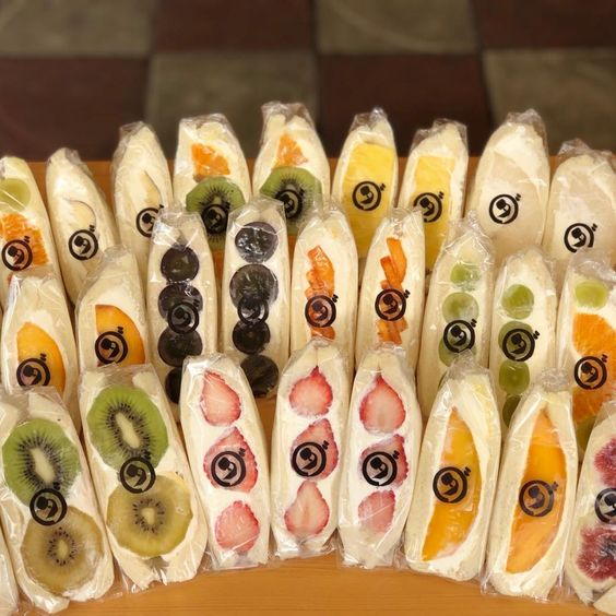 Fruit sandwiches