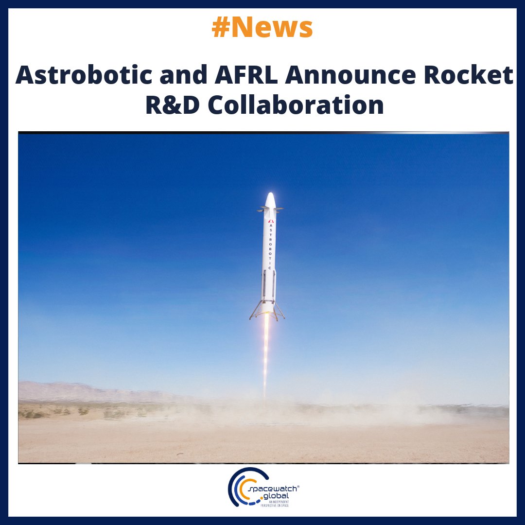 Astrobotic and AFRL Announce Rocket R&D Collaboration @astrobotic and the U.S. Air Force Research Laboratory (@AFResearchLab ) Rocket Propulsion Division at Edwards Air Force Base have entered into a Cooperative Research & Development Agreement (CRADA) to enhance both…