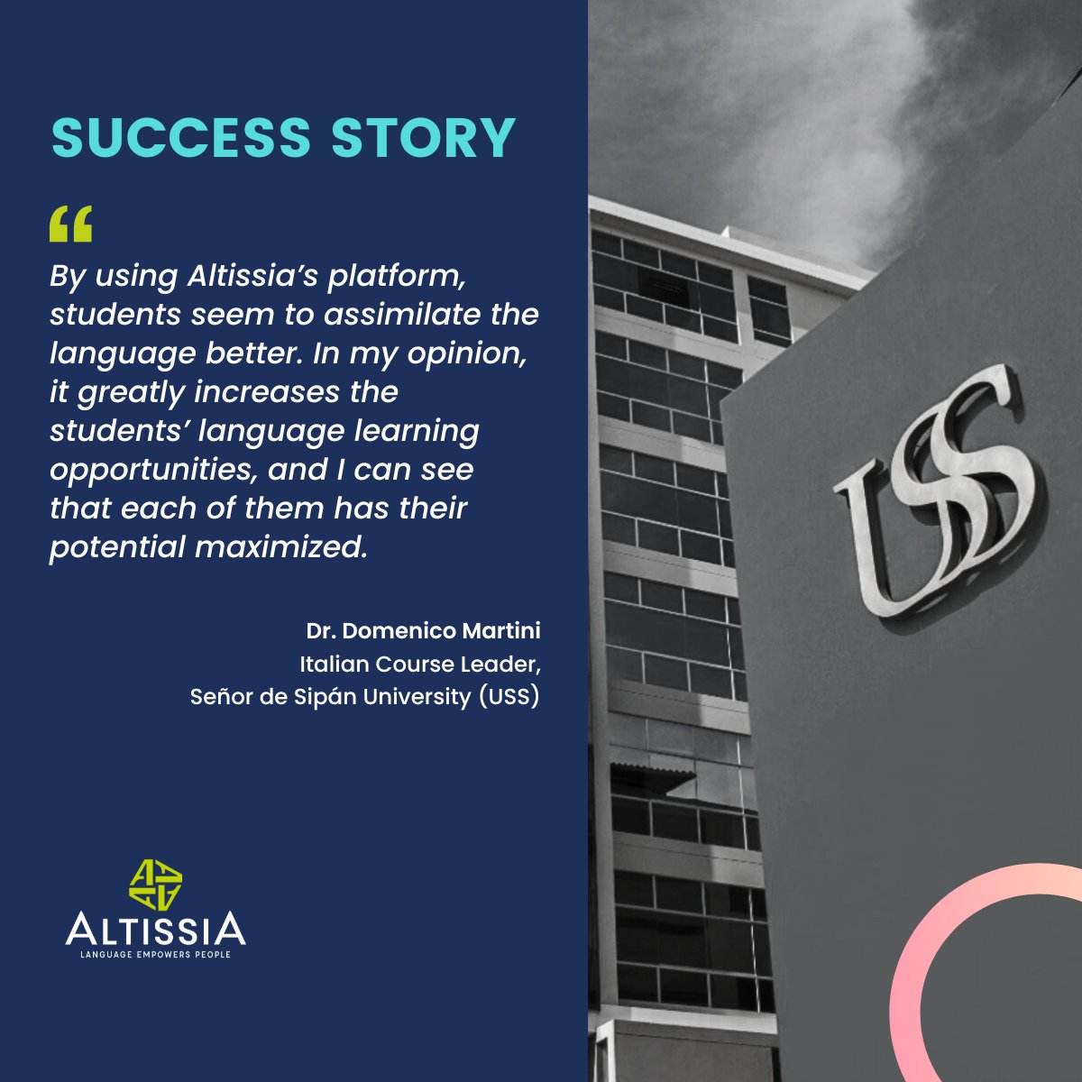 Altissia's tweet photo. 🎓Modernize your university language program with Altissia.

Invest in the future of your language program with Altissia and give your students the language skills they need to succeed in an increasingly globalized world: https://t.co/RRnlC0eusL https://t.co/z1m871wk4z