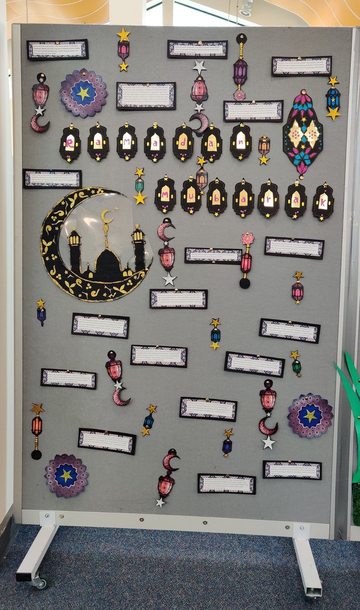 To celebrate the month of Ramadan, Southall library have created this wonderful display.