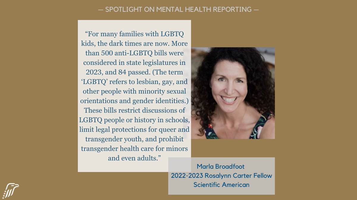 Marla Broadfoot, one of our 2022-2023 fellows, recently published her article “Families Find Ways to Protect Their LGBTQ Kids” in Scientific American. She brought up important topics related to hostility toward LGBTQ kids. Read Marla’s work scientificamerican.com/article/famili…
