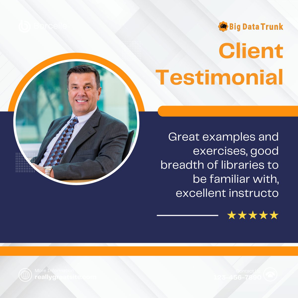 BigDataTrunk's tweet image. Clients rave about our advanced visualization training, expressing satisfaction & success.Join us for a transformative learning experience
Check out all the Advanced Data Visualization courses offered by us:bigdatatrunk.com/data-visualiza…
#bigdatatrunk #datavisualisation