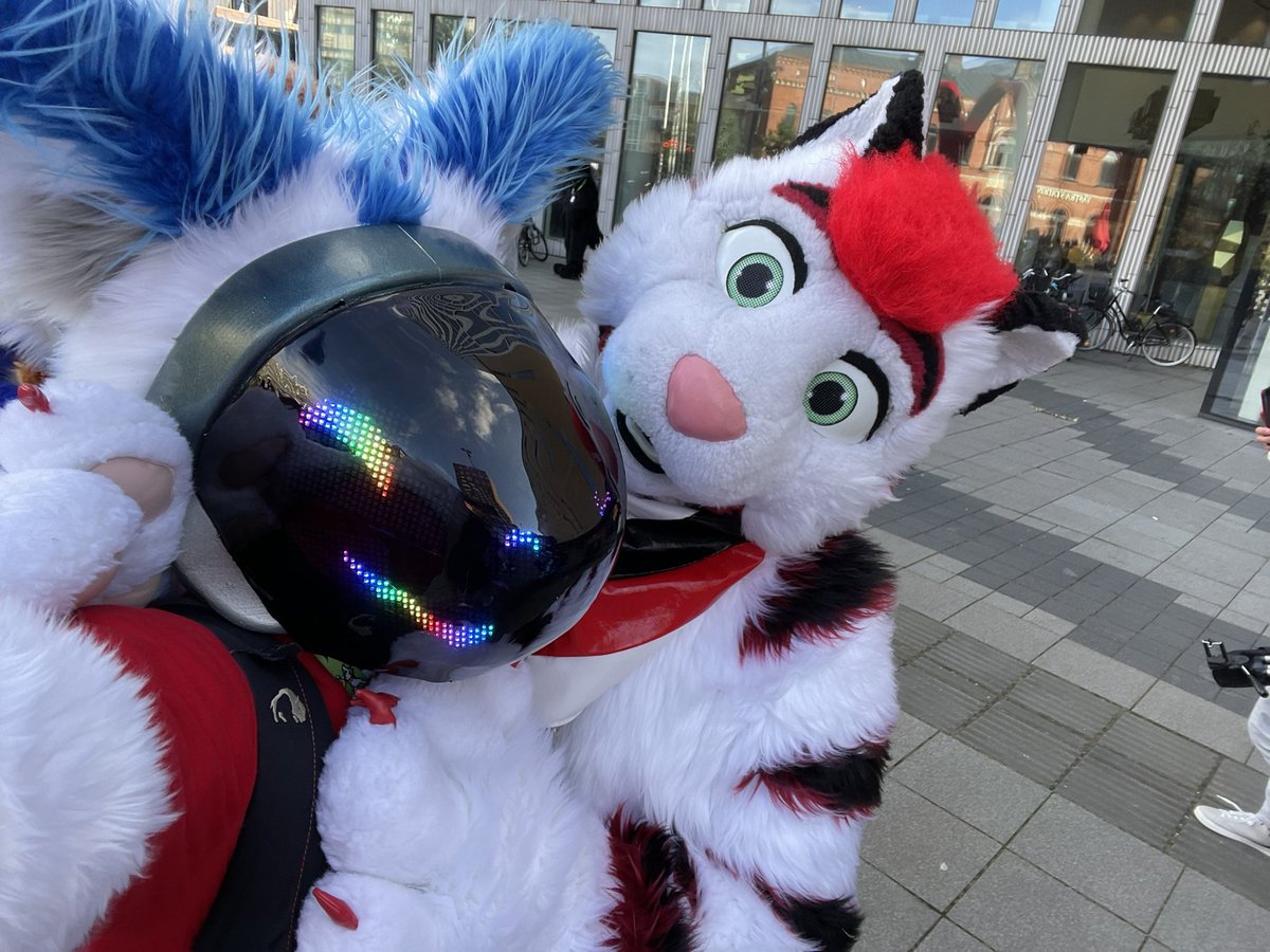 Found a nice photo with <a href="/Kimutiger/">Kimu 🔜 Cesfur</a> 

#NFC #protogen #FursuitEveryday