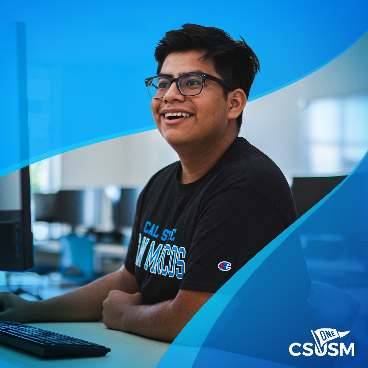 Today is the day! Carry the flag for our students with a gift to scholarships. Every gift made to the General Scholarship Fund at CSUSM could help a student at just the right time. They need your support. Give and help spread the word at csusm.edu/onecsusm. #OneCSUSM