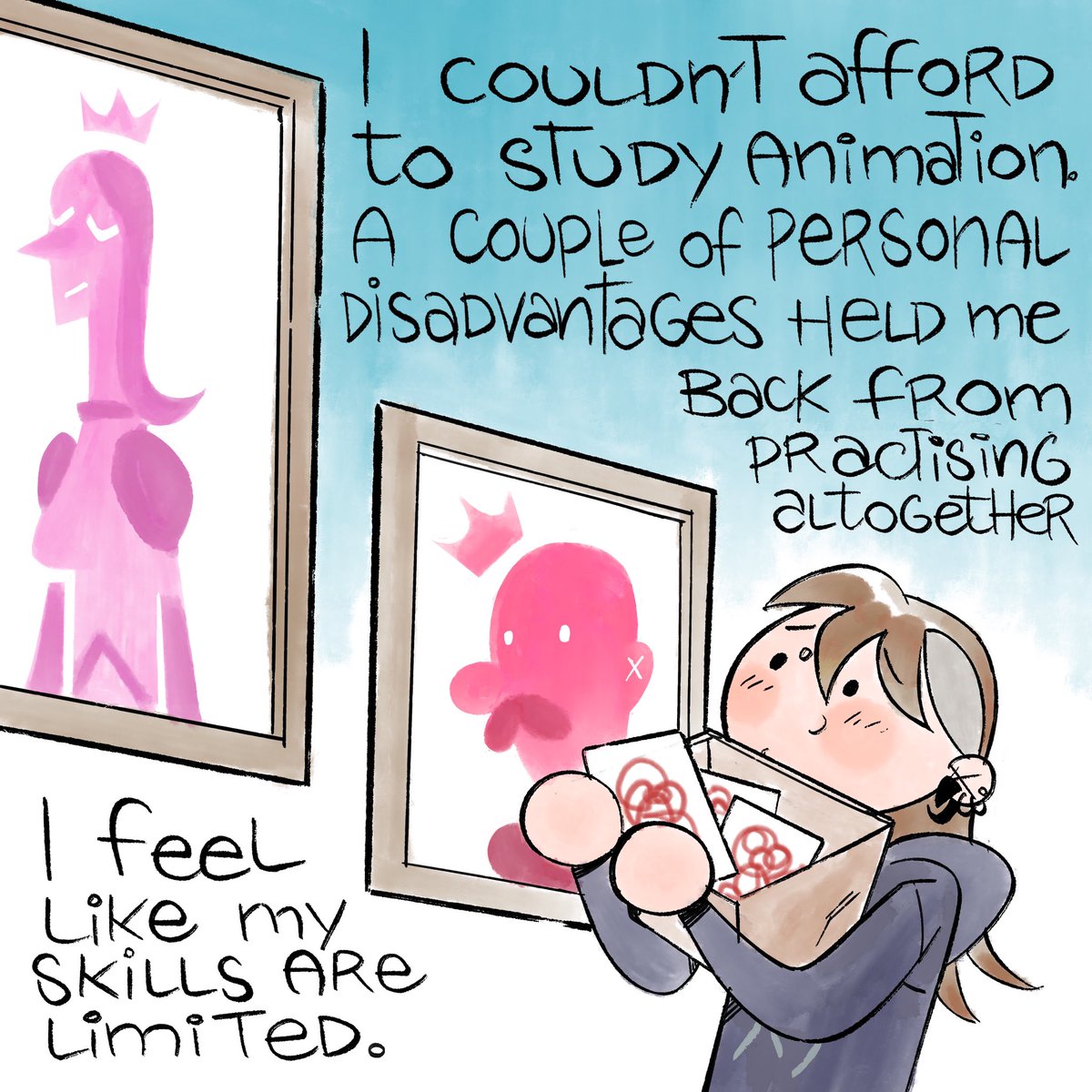 averytiredguy's tweet photo. Dedicated to all my fellow artists (and people) who didn’t have it easy and had to fight to be where they are. We’re not done yet 🌸 (1/2) https://t.co/wKsE8u80dL